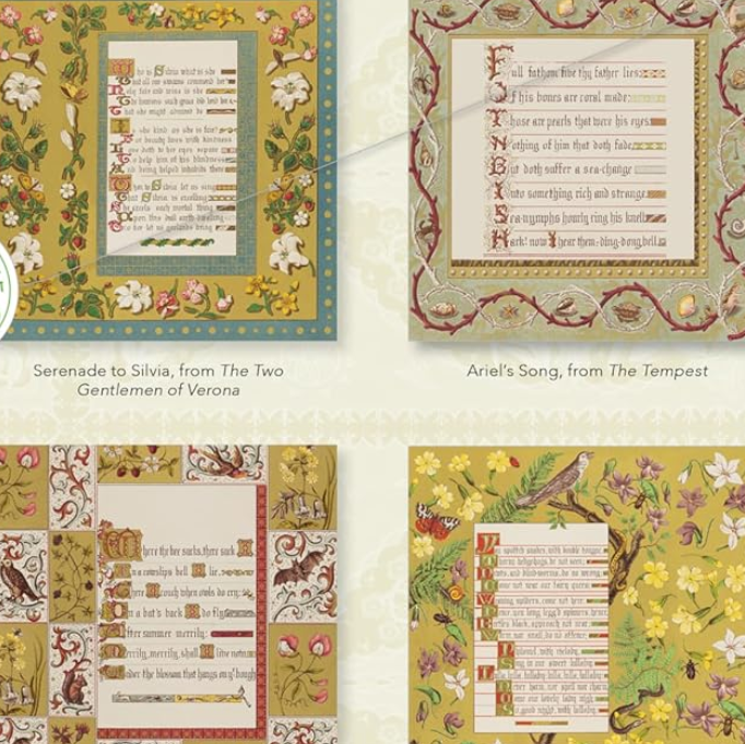 Songs of Shakespeare Wall Calendar 2027
