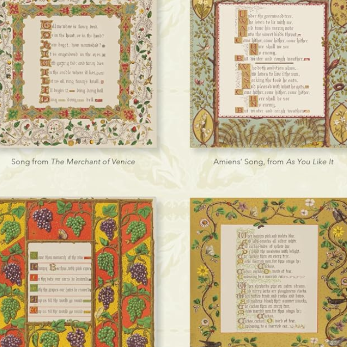 Songs of Shakespeare Wall Calendar 2027