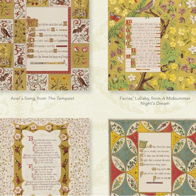Songs of Shakespeare Wall Calendar 2027