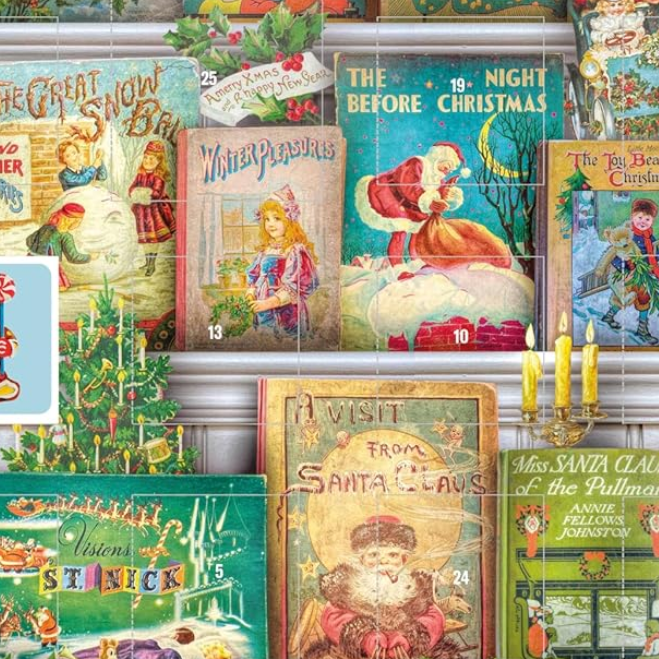 Christmas Bookshelf Advent Calendar