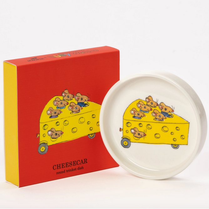 Richard Scarry Cheesecar Round Trinket Dish