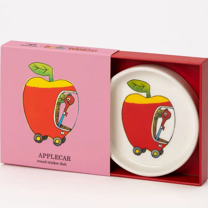 Richard Scarry Applecar Round Trinket Dish