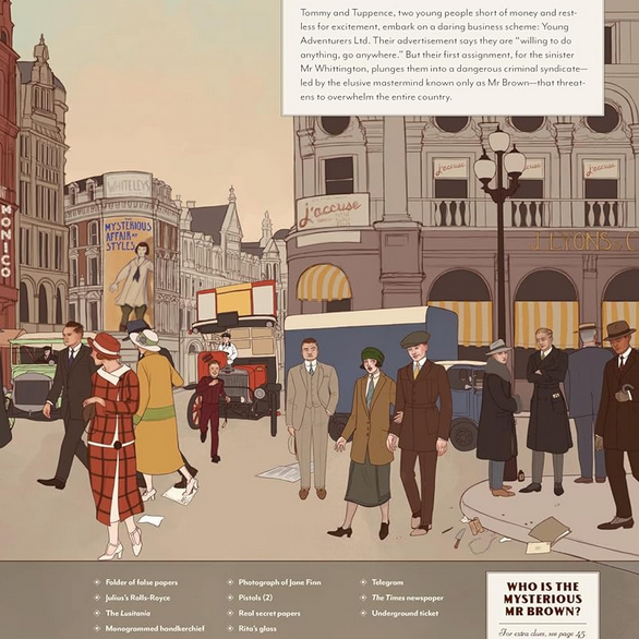 Agatha Christie Seek and Find - Find Clues and Criminals in 20 Classic Mysteries