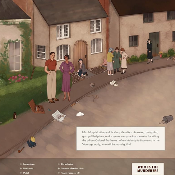 Agatha Christie Seek and Find - Find Clues and Criminals in 20 Classic Mysteries