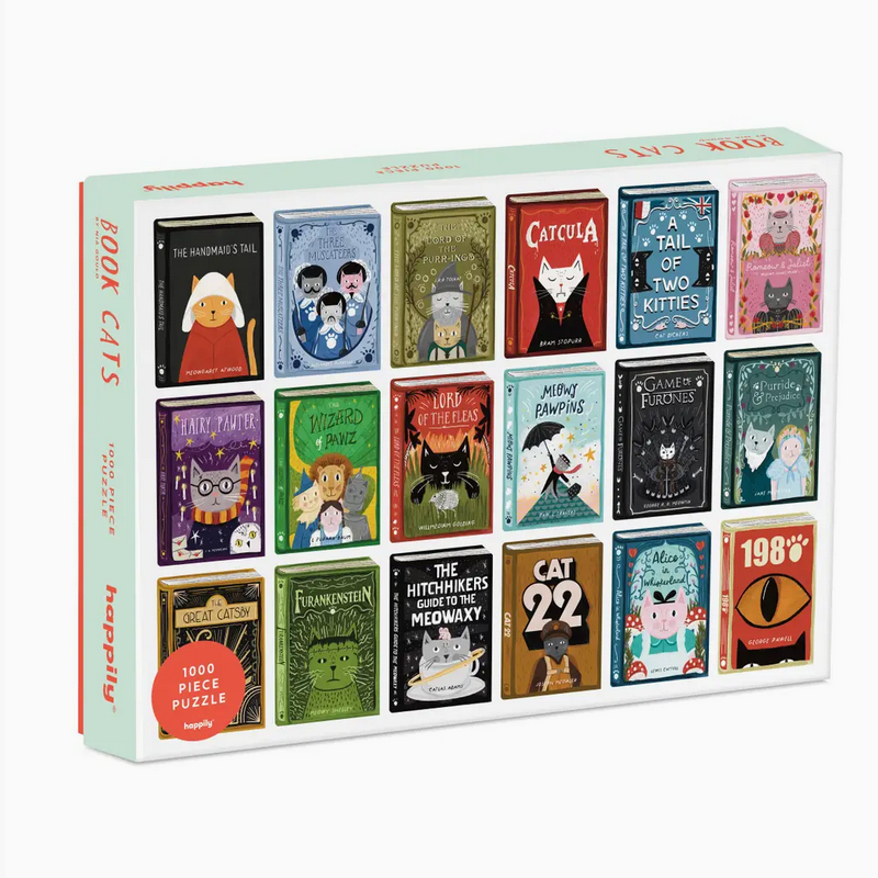 Book Cats 1000-Piece Jigsaw Puzzle