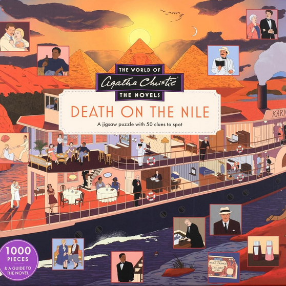 Agatha Christie - Death on the Nile 1000-Piece Jigsaw Puzzle