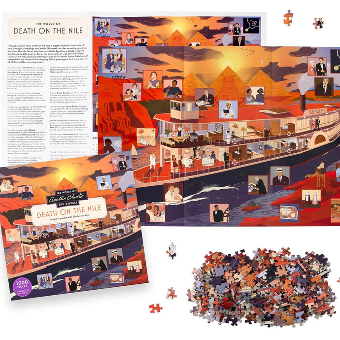 Agatha Christie - Death on the Nile 1000-Piece Jigsaw Puzzle