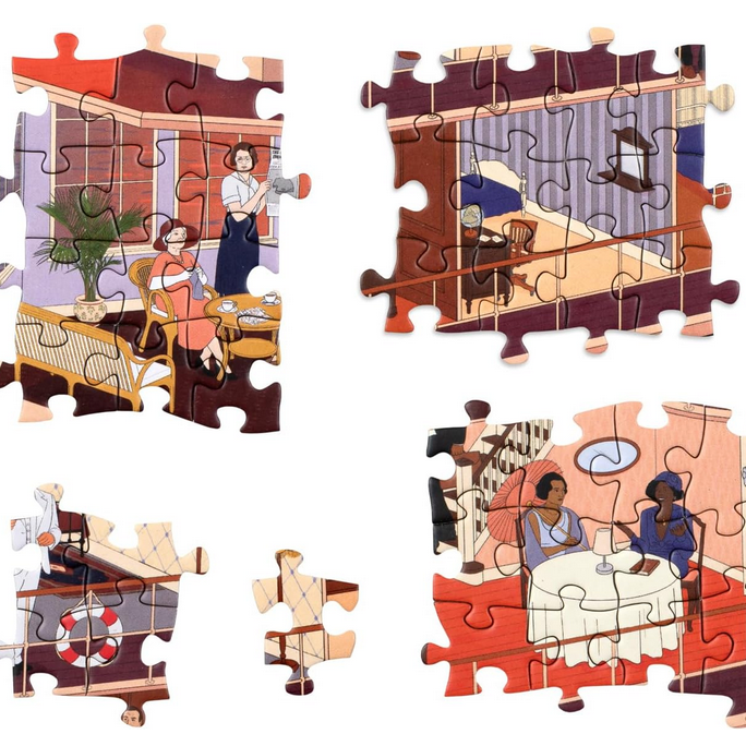 Agatha Christie - Death on the Nile 1000-Piece Jigsaw Puzzle