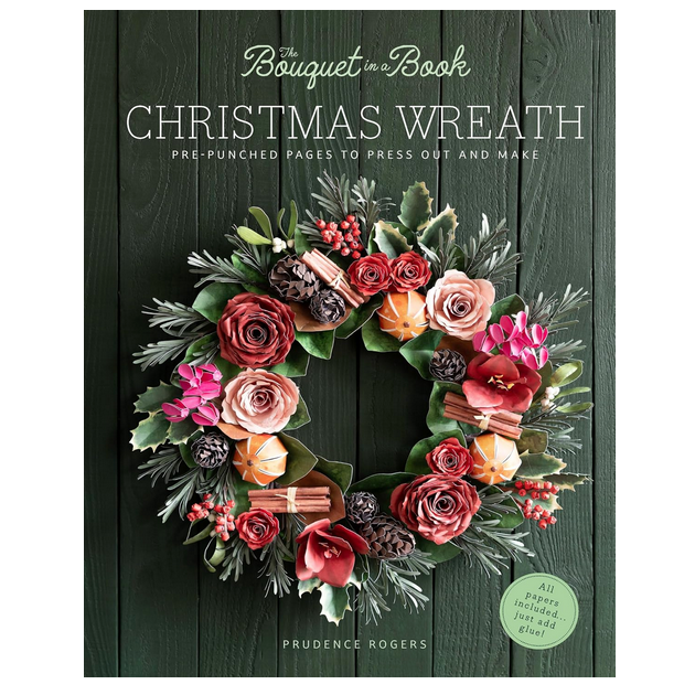 Christmas Wreath in a Book