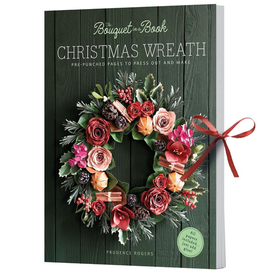Christmas Wreath in a Book