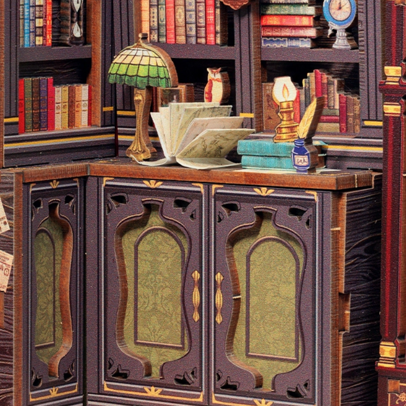 Owl Bookstore Miniature Book Nook Kit