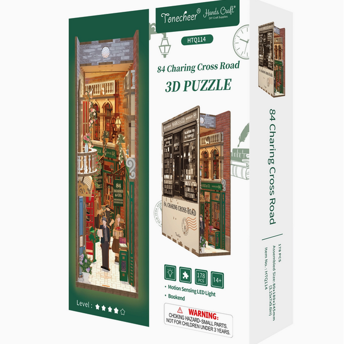 84 Charing Cross Road Bookshop Miniature Book Nook Kit
