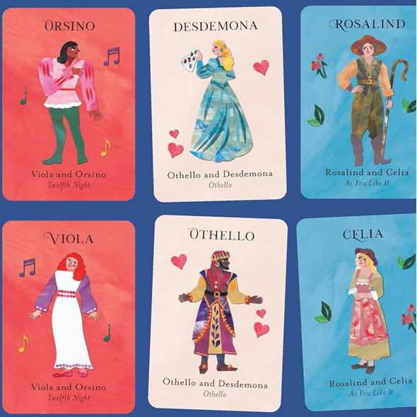 Shakespeare's Dramatic Duos Memory Game