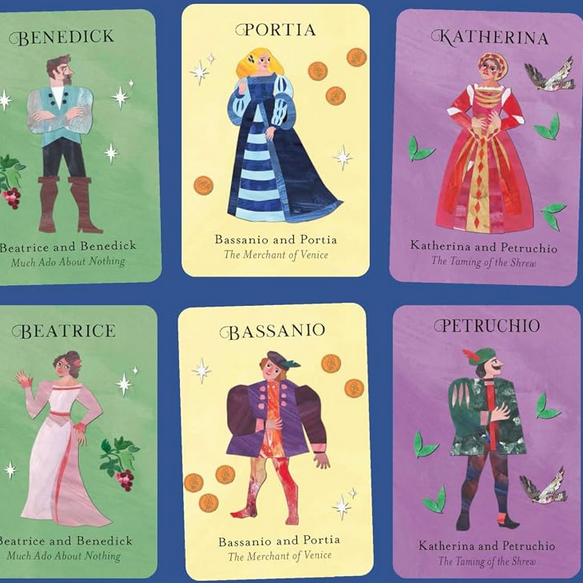 Shakespeare's Dramatic Duos Memory Game