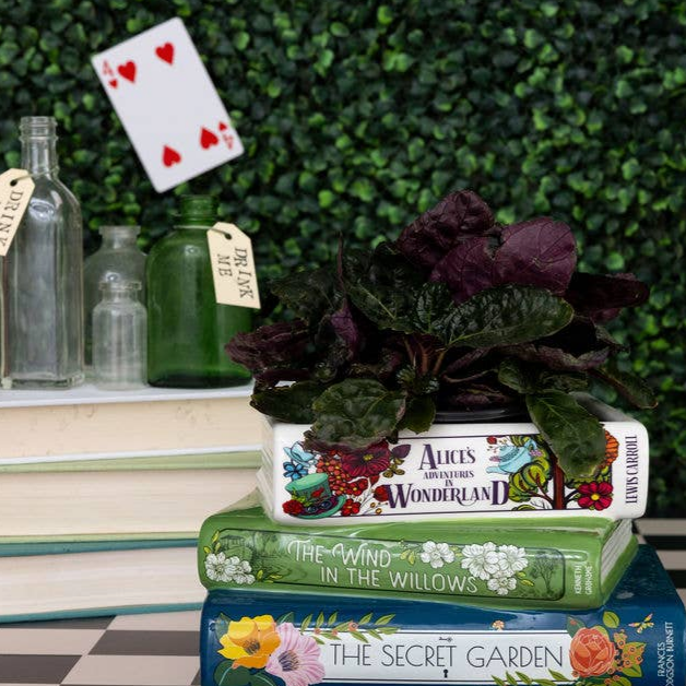Classic Children's Book Stack Planter