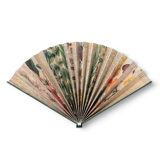Botanical Book Fan