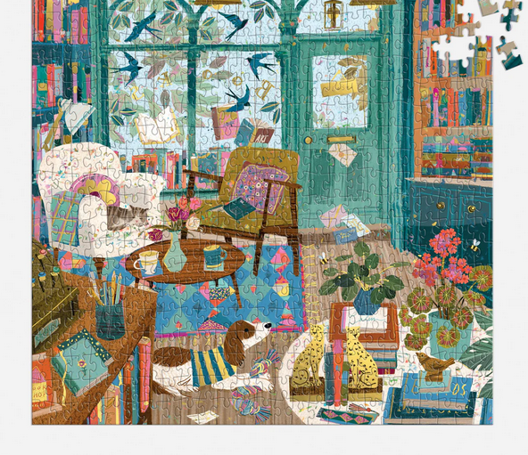 Bookshop Afternoon 500-Piece Jigsaw Puzzle