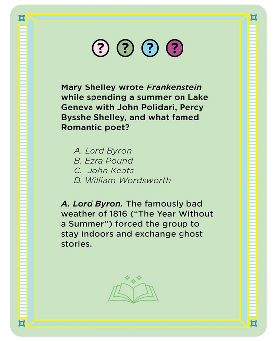 Check Your Shelf -  A Literary Trivia Card Game