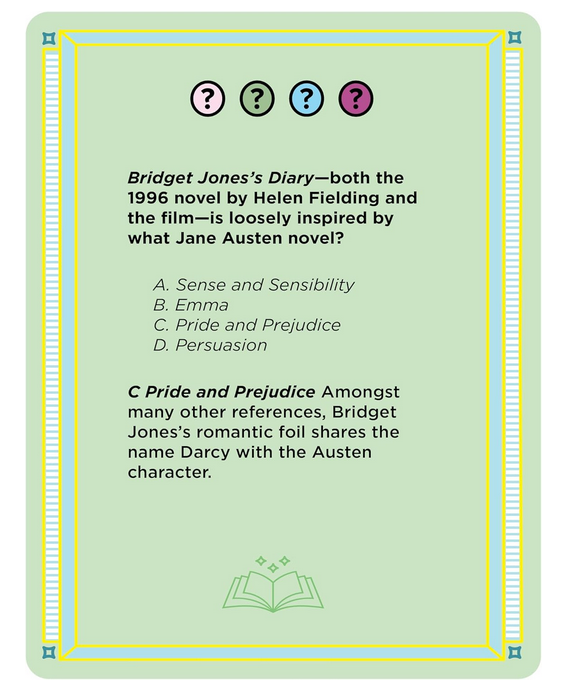 Check Your Shelf -  A Literary Trivia Card Game