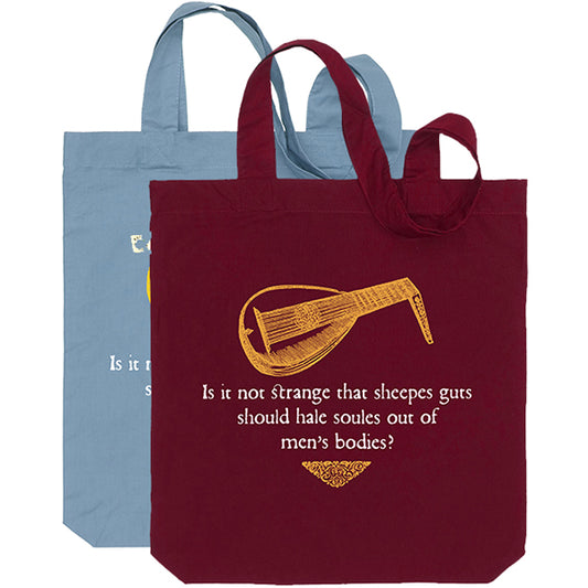Shakespeare Musical Quotation Tote Bag