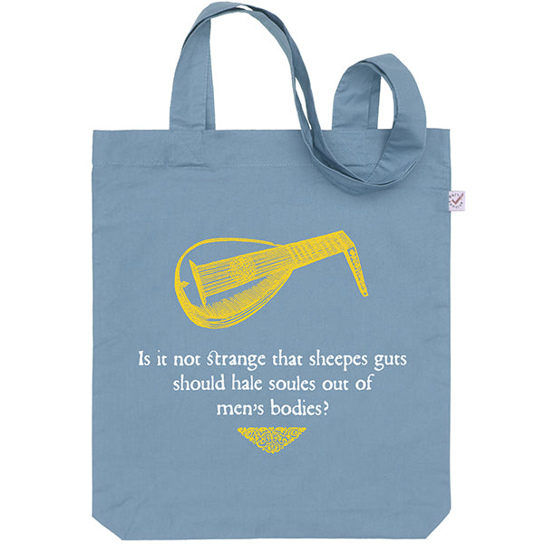 Shakespeare Musical Quotation Tote Bag
