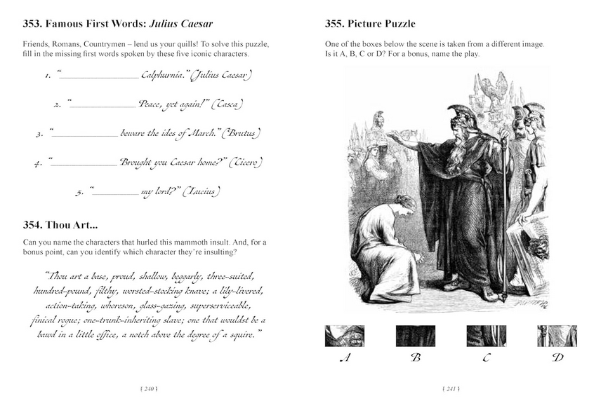 The Shakespeare Puzzle Book