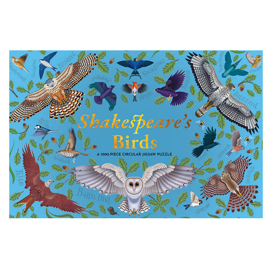 Shakespeare's Birds 1000-Piece Circular Jigsaw Puzzle