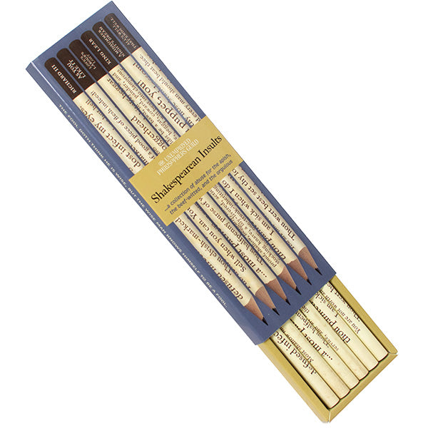 Shakespearean Insults Pencil Set