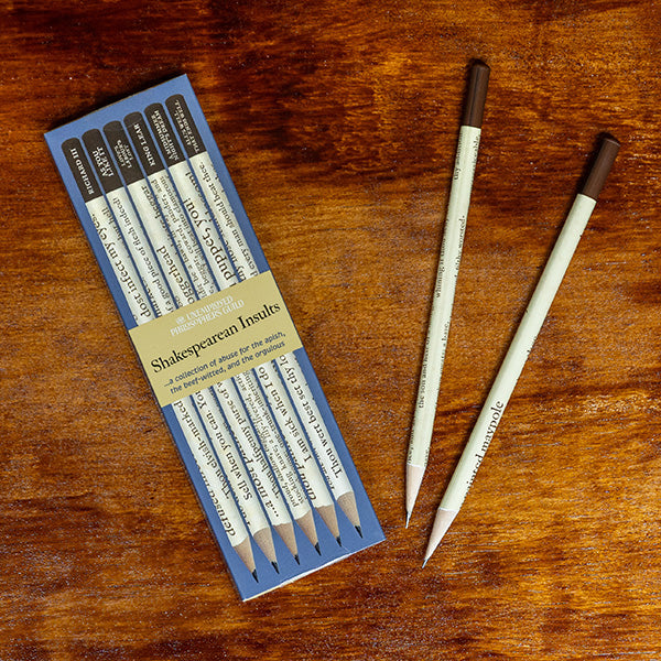 Shakespearean Insults Pencil Set