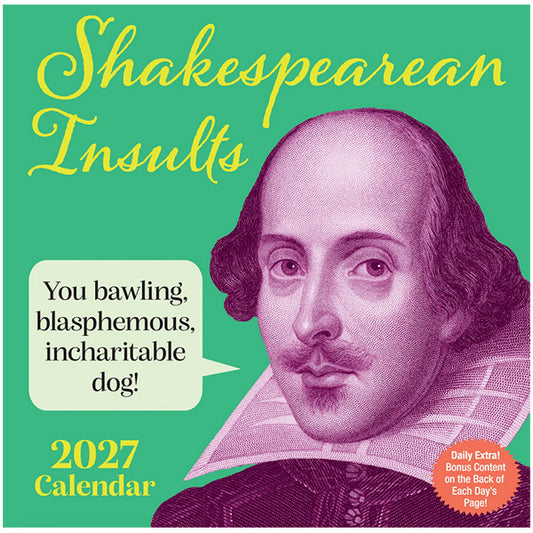 Shakespearean Insults 2027 Page-a-Day Calendar