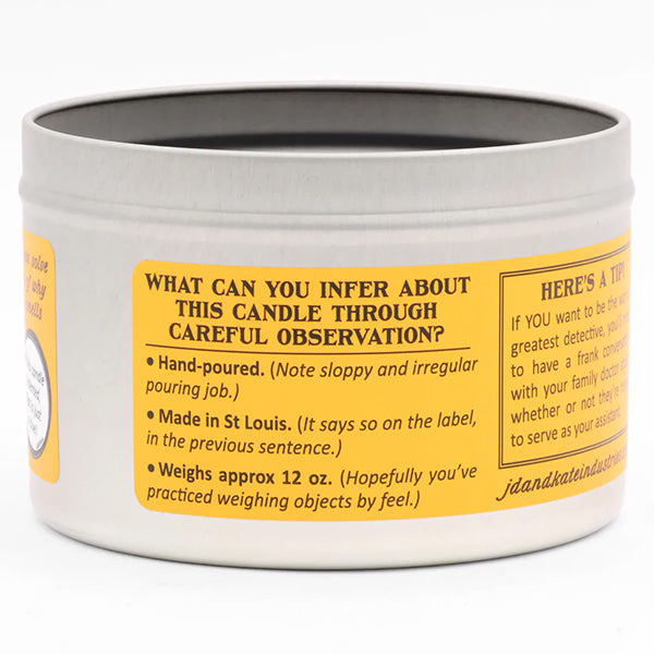 Sherlock Holmes Scented Candle