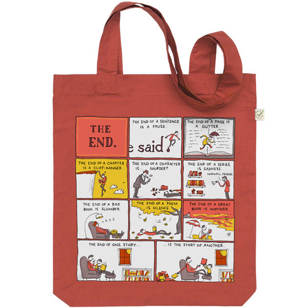 The End - Grant Snider Tote Bag SAMPLE