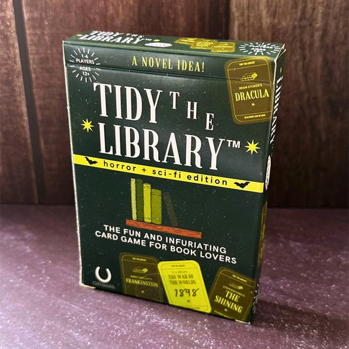 Tidy the Library Card Game - Horror and Sci-Fi Edition