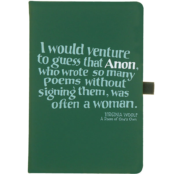 Virginia Woolf Writerly Quote Notebook