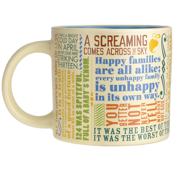 First Lines in Literature Mug