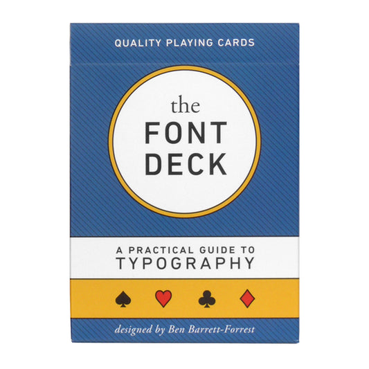 The Font Deck Playing Cards