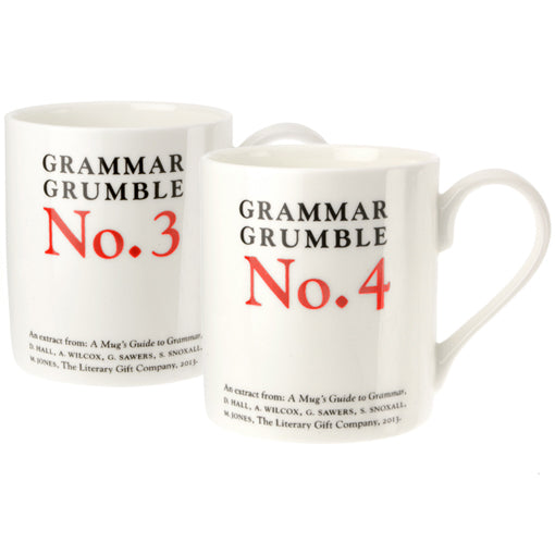 Grammar Grumble Mugs Set