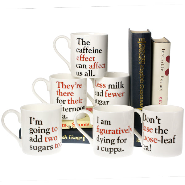 Grammar Grumble Mugs Set