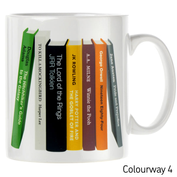 Personalised Bookshelf Mug