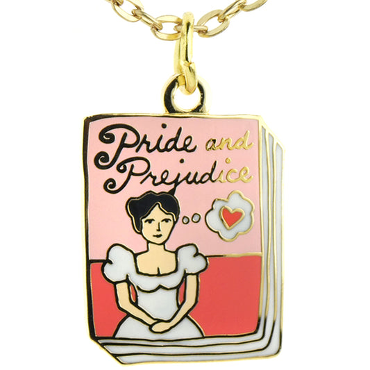 Pride And Prejudice Enamel Pendant