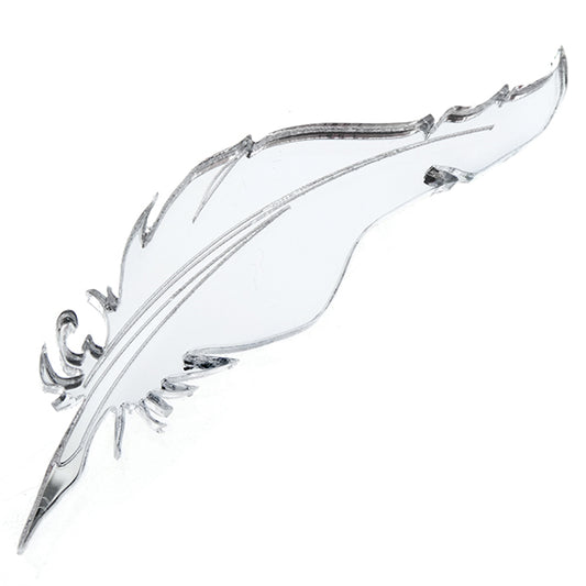 Quill Pen Brooch Silver