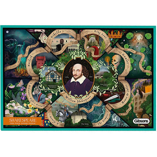Shakespeare 1000-Piece Jigsaw Puzzle