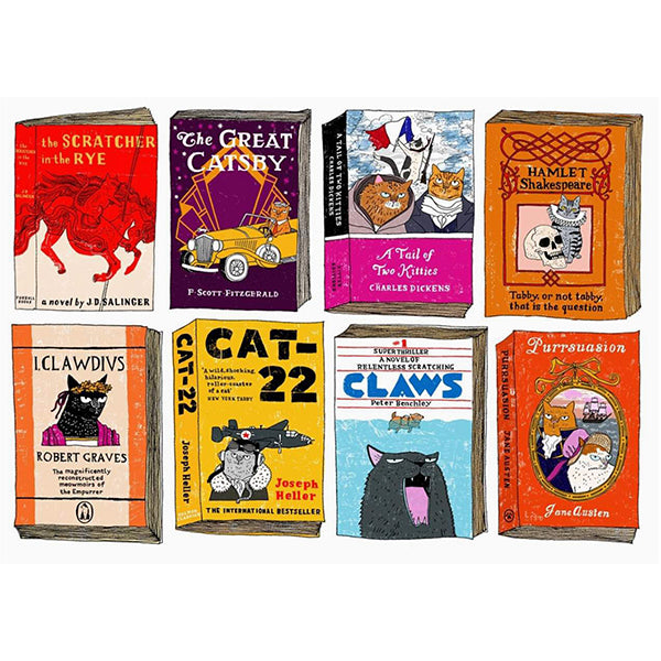 Well-Read Cats 1000-Piece Jigsaw Puzzle