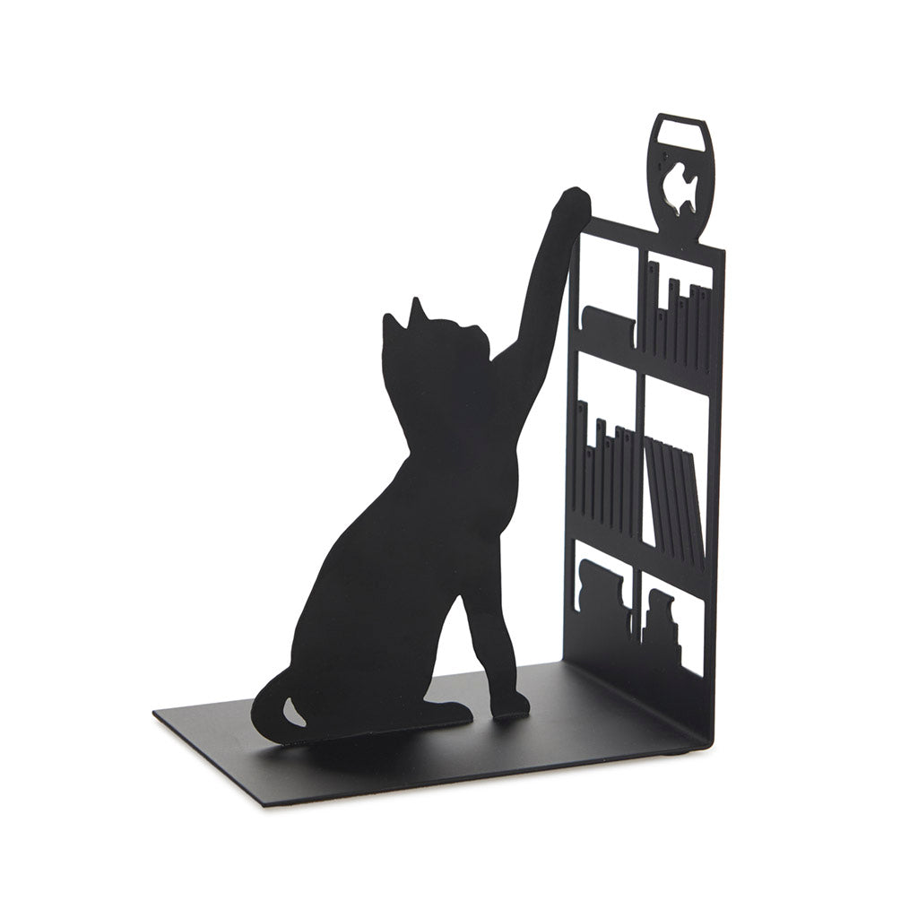 Fishing Cat Bookend