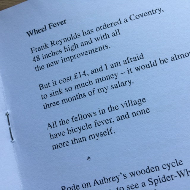 Poetry Instead of a Card - Ten Poems about Bicycles