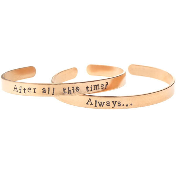 'After All This Time ... Always' Bangle Set