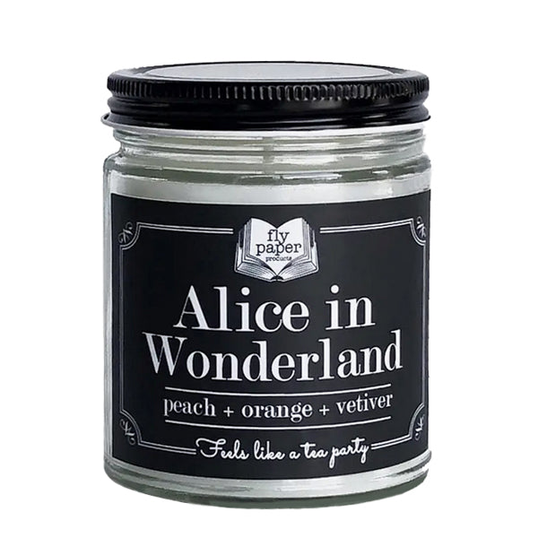 Alice in Wonderland Glass Jar Candle