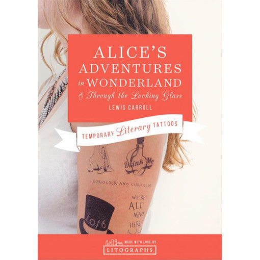 Alice in Wonderland Temporary Tattoos