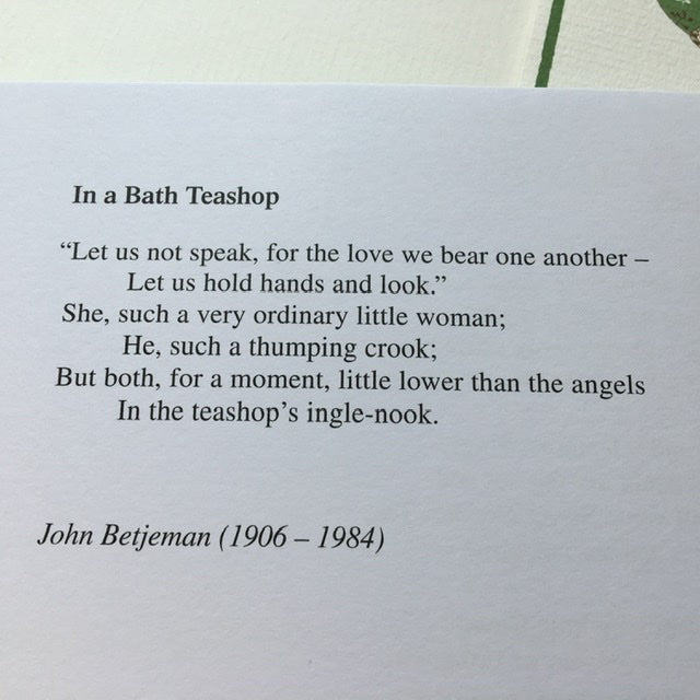 Poetry Instead of a Card - Ten Poems about Tea