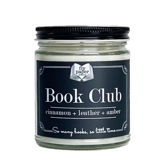 Book Club Glass Jar Candle